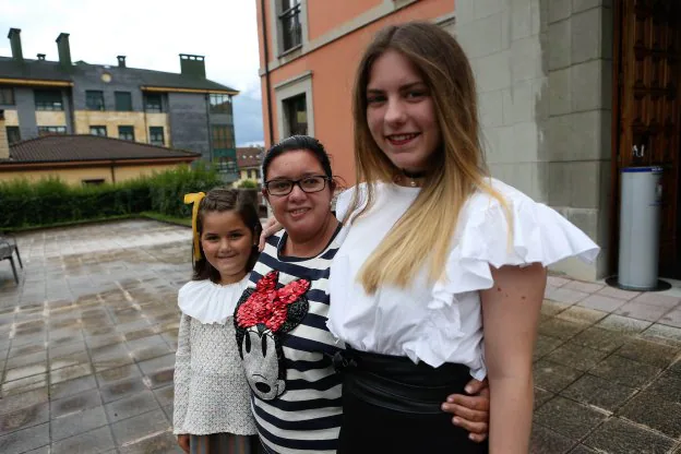 Carlota García, Ana González y Nara Teijeiro. 