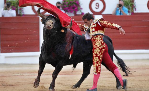 'El Fandi', en El Bibio, durante la Feria de Begoña del pasado año. 