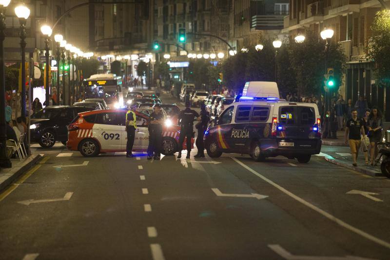 Amplio dispositivo de seguridad para la noche grande de Gijón