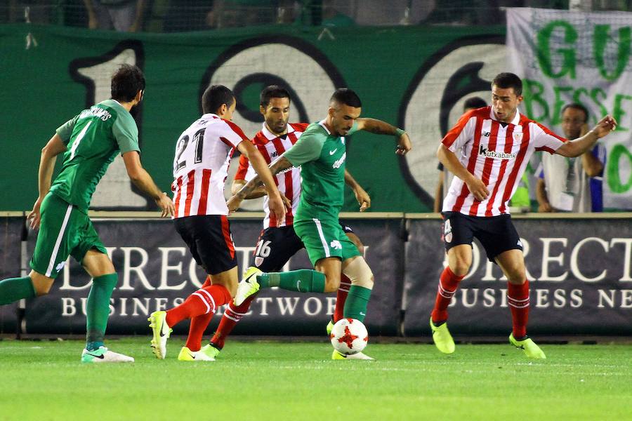 El equipo de Ziganda consiguió derrotar al Panathinaikos gracias a los tres goles que anotó en poco más de cinco minutos.