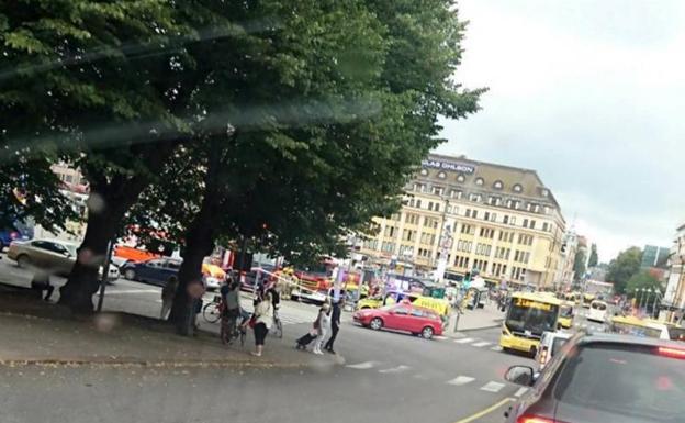 Confusión en la Plaza del Mercado de Turku. 