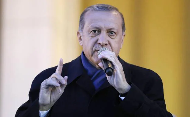 El presidente de Turquía, Recep Tayyip Erdoğan. 