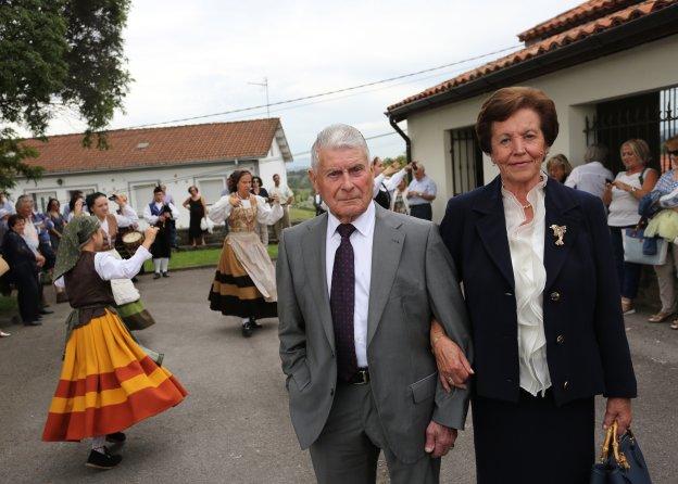 Los homenajeados, Avelino Rodríguez y Rosa María Suárez. 