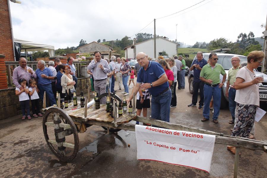 Fiesta en Poreñu, Pueblo Ejemplar de Asturias 2017