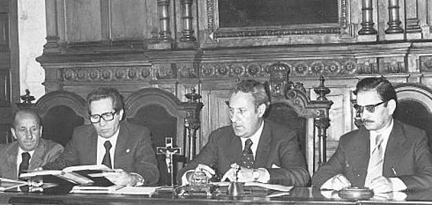 Monte Rato, en su época de concejal de Gijón. 