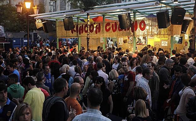 Chiringuito del Rincón Cubano en las fiestas de San Mateo.