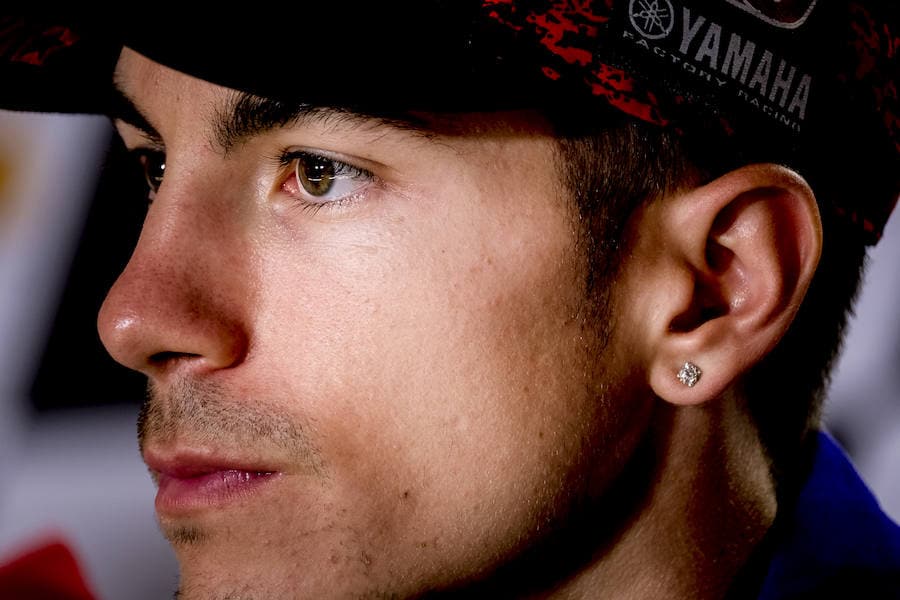 Maverick Viñales, piloto español de MotoGP. 