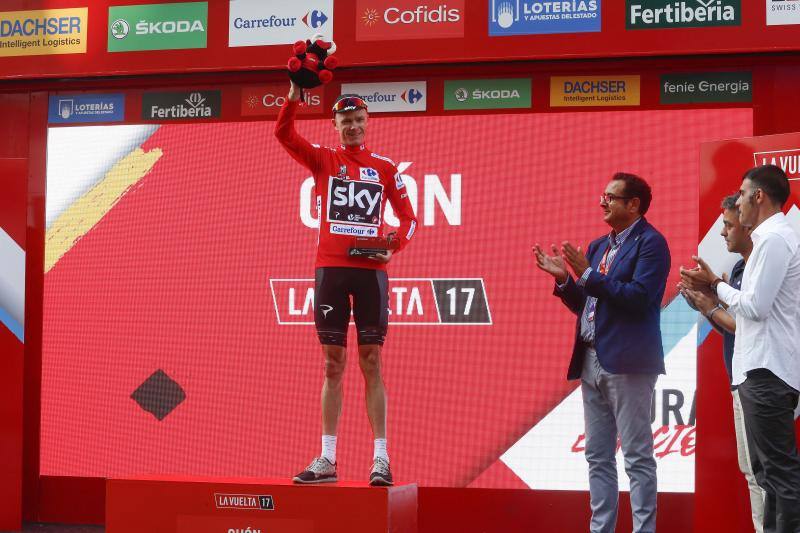 Las mejores imágenes de la primera etapa de La Vuelta en Asturias