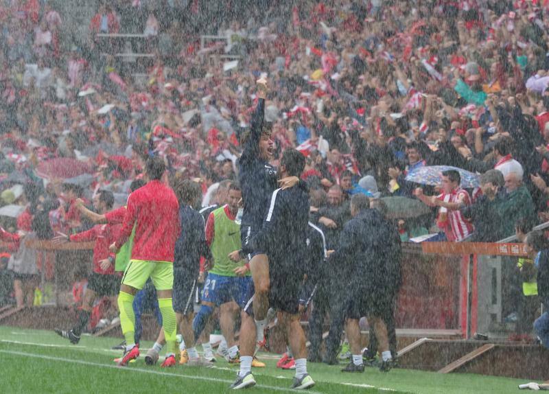 Las imágenes del derbi asturiano, Sporting - Oviedo