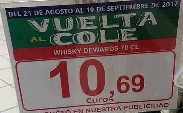 El polémico cartel de la vuelta al cole de Alcampo que ha tenido que retirar