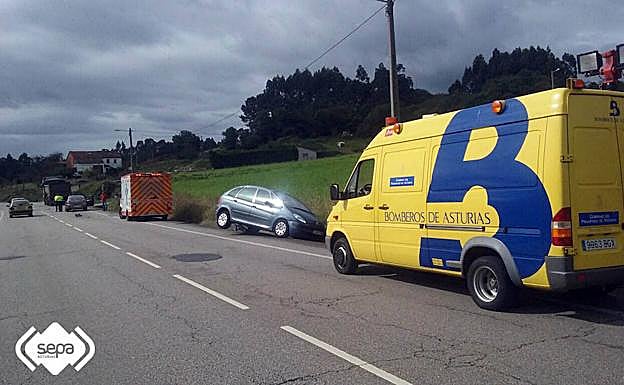 Lugar en el que se produjo la colisión.