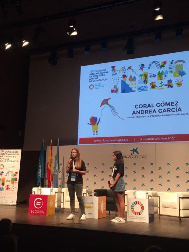 Avilés, en el Congreso Internacional de Ciudades Amigas de la Infancia