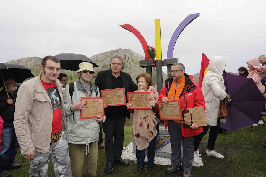 Homenaje republicano en El Mazucu, en Llanes