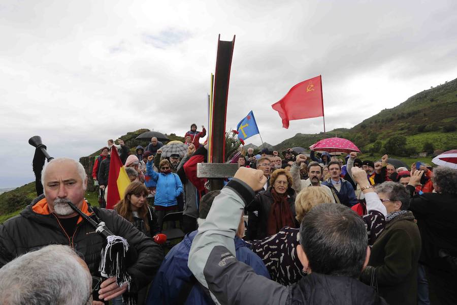 Homenaje republicano en El Mazucu, en Llanes