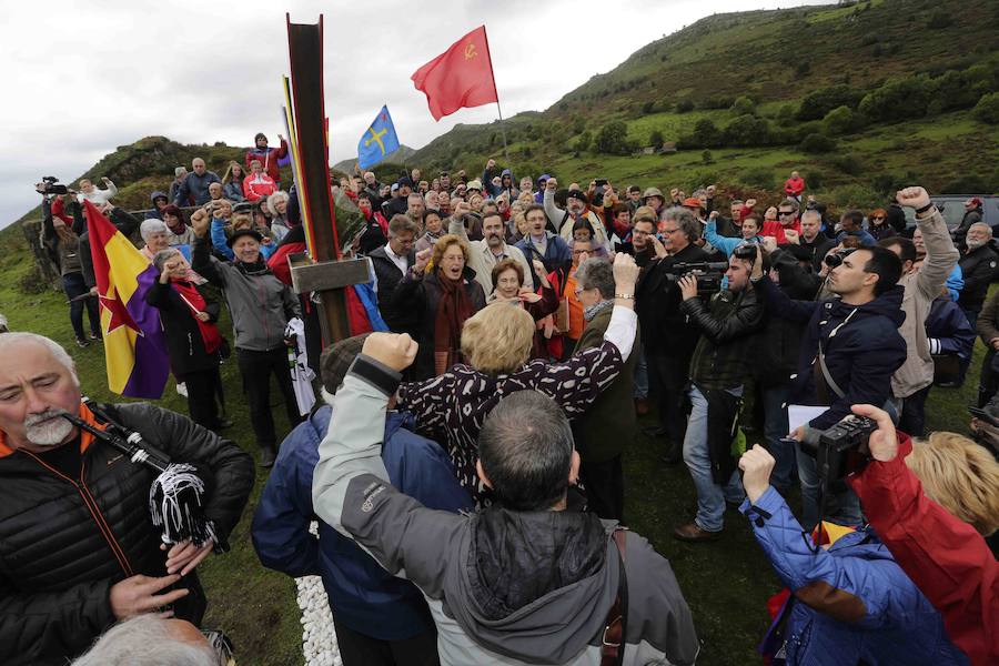 Homenaje republicano en El Mazucu, en Llanes