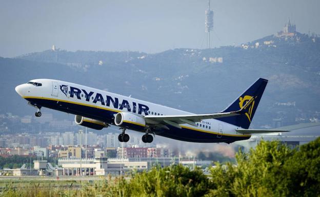 Avión de la compañía 'low cost' Ryanair.