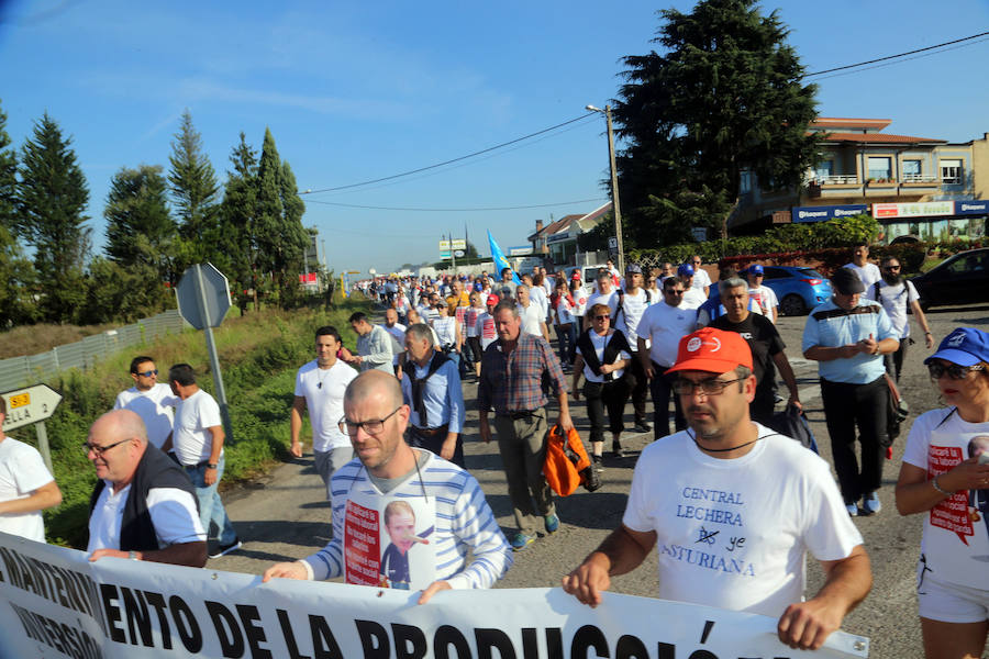 Marcha de los trabajadores de CAPSA hasta Oviedo