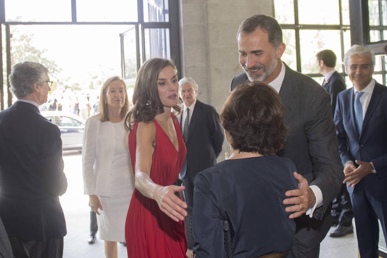 Los Reyes han presidido el acto en el Teatro Real