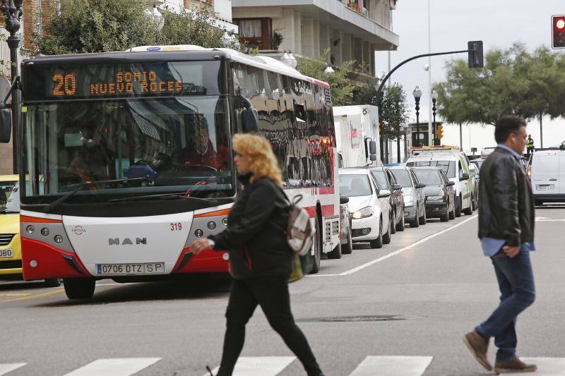 Gijón corta varias de sus calles en el &#039;Día sin coche&#039;