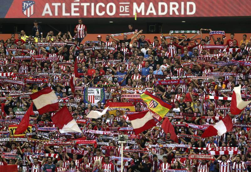 Las mejores imágienes del triunfo del Atlético ante el Sevilla (2-0) en el Wanda Metropolitano