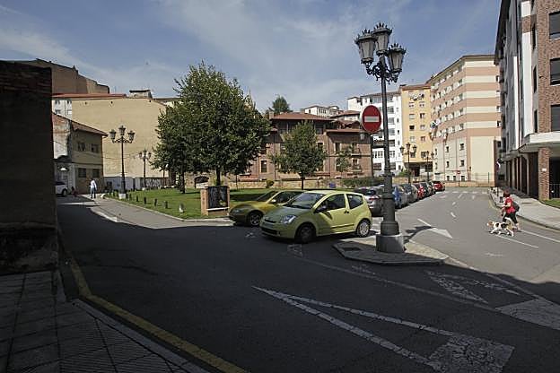 El lugar donde los agentes hallaron a la joven. 