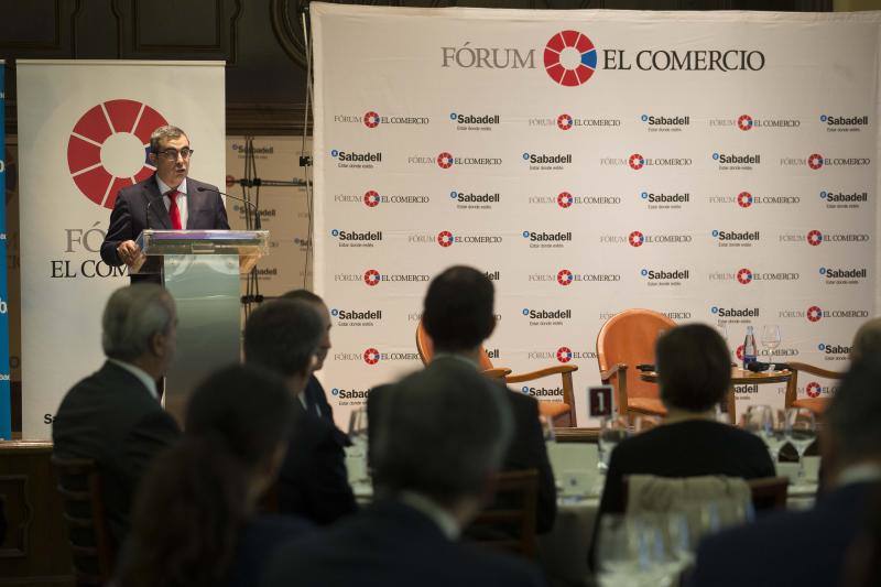 Javier Vega de Seoane, en el Fórum EL COMERCIO
