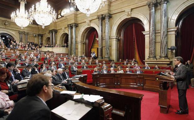 Parlamento catalán.