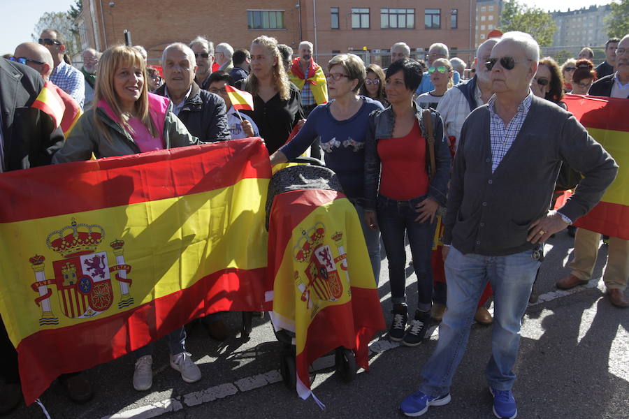 El desafío catalán llena Asturias de concentraciones