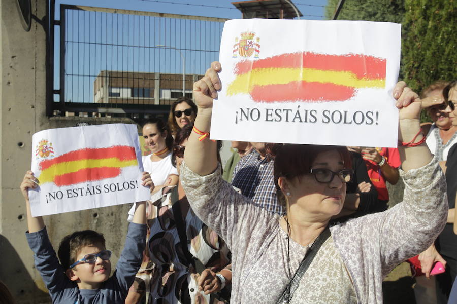 El desafío catalán llena Asturias de concentraciones