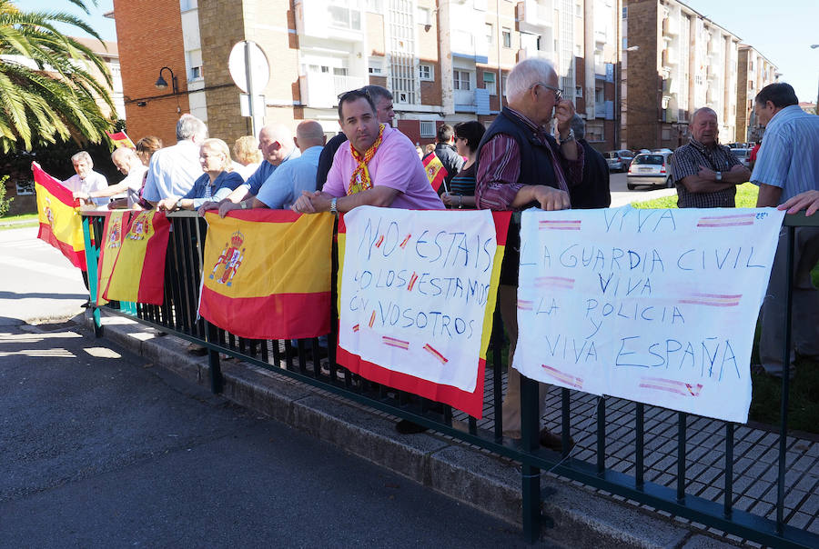 El desafío catalán llena Asturias de concentraciones