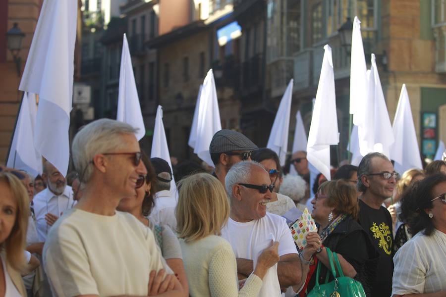 El desafío catalán llena Asturias de concentraciones