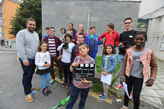 Participantes en el taller de ayer. 