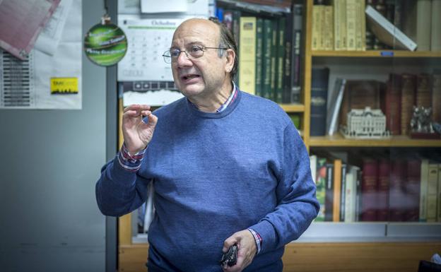 Enrique Delgado, en elCentro Asturiano de Barcelona.