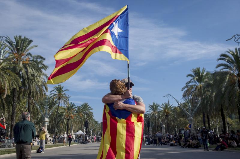 Del júbilo a las lágrimas entre los independentistas