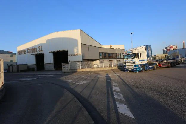 Las instalaciones de la empresa Hierros Cantón. 