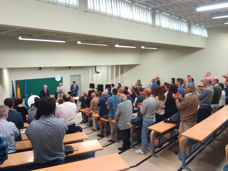 Inauguración del aula Alfonso Fernández Canteli en la EPI