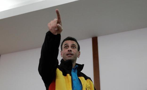 Henrique Capriles, líder de la opositora Mesa de Unidad Popular.