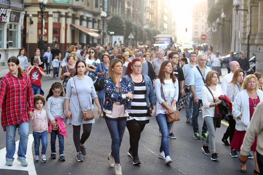 Gijón se vuelca con Germán tres meses después de la agresión en Fomento