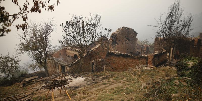 La desoladora imagen que deja el fuego en Asturias