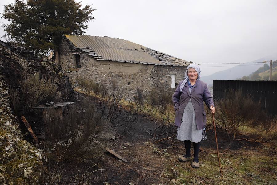 Desolación tras el paso del fuego