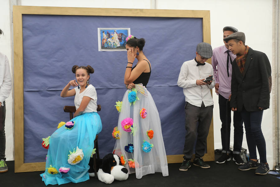 La Hispanic Society of America con estudiantes en el IES Selgas de El Pito