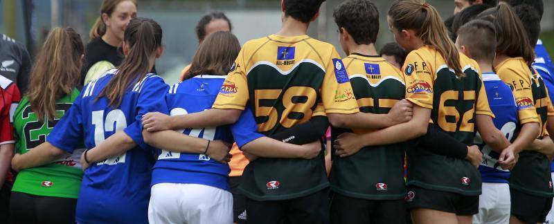 Los jugadores de rugby asturianos, a las órdenes de los All Blacks