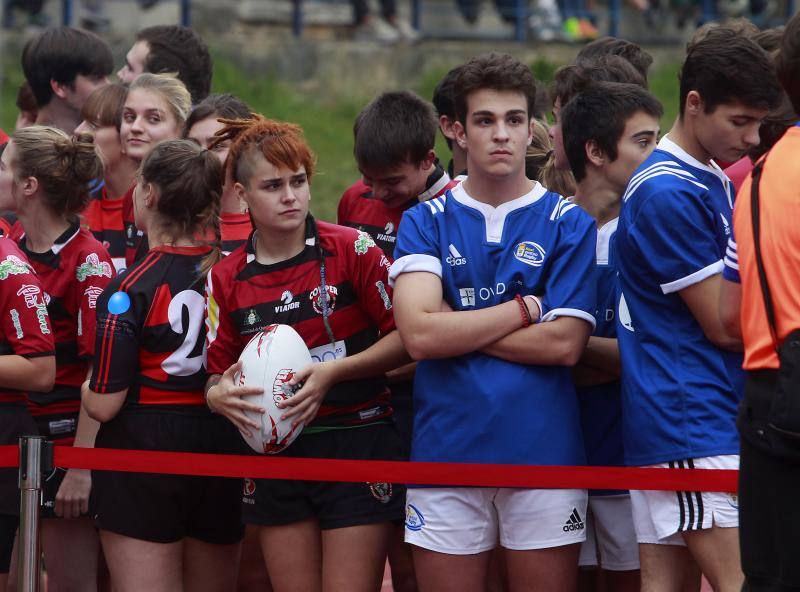 Los jugadores de rugby asturianos, a las órdenes de los All Blacks