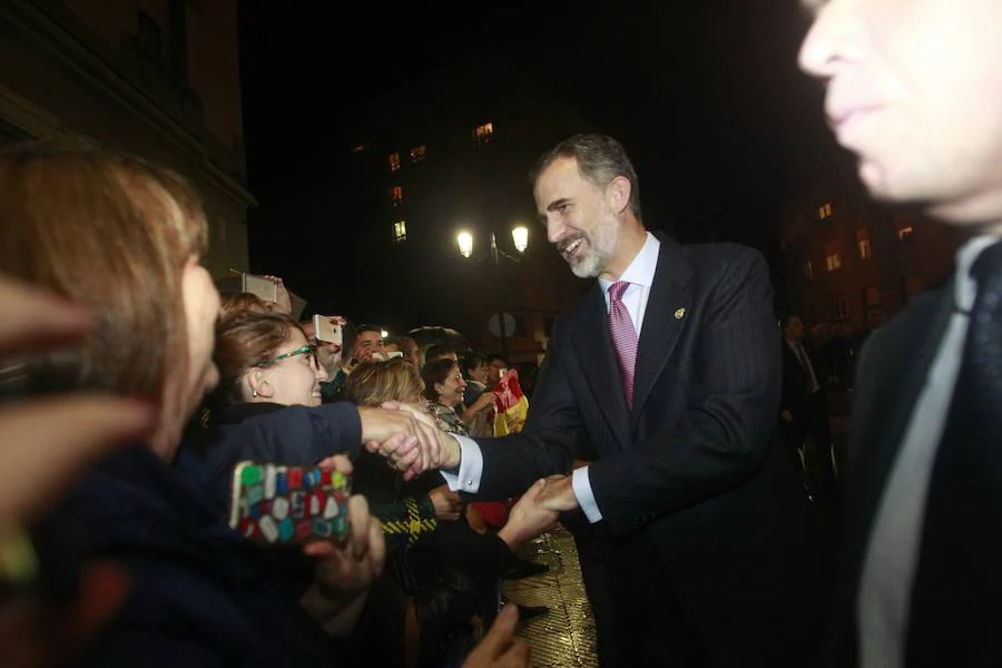 Los Reyes asisten al concierto de la OSPA en el Auditorio de Oviedo