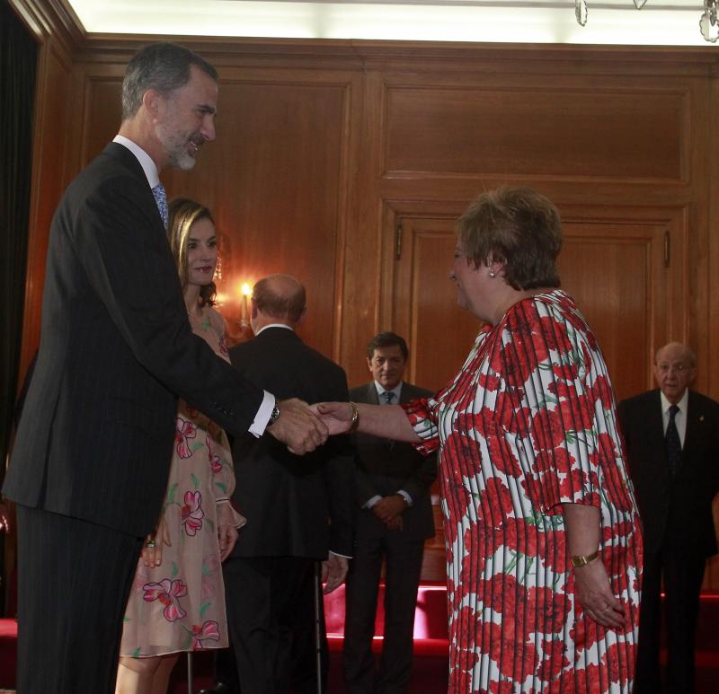 Felipe VI y Doña Letizia se encuentran desde este jueves en Oviedo, donde esta tarde presidirán la ceremonia de los Premios Princesa de Asturias 2017