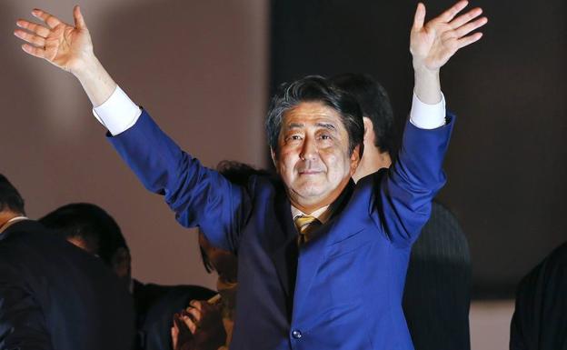 Shinzo Abe.