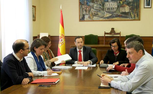 Encuentro con los alcaldes de la comarca del Suroccidente. 