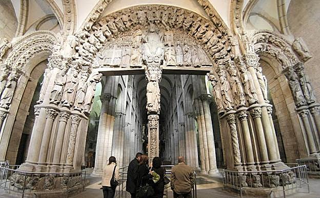 Pórtico de la Gloria de la Catedral de Santiago.