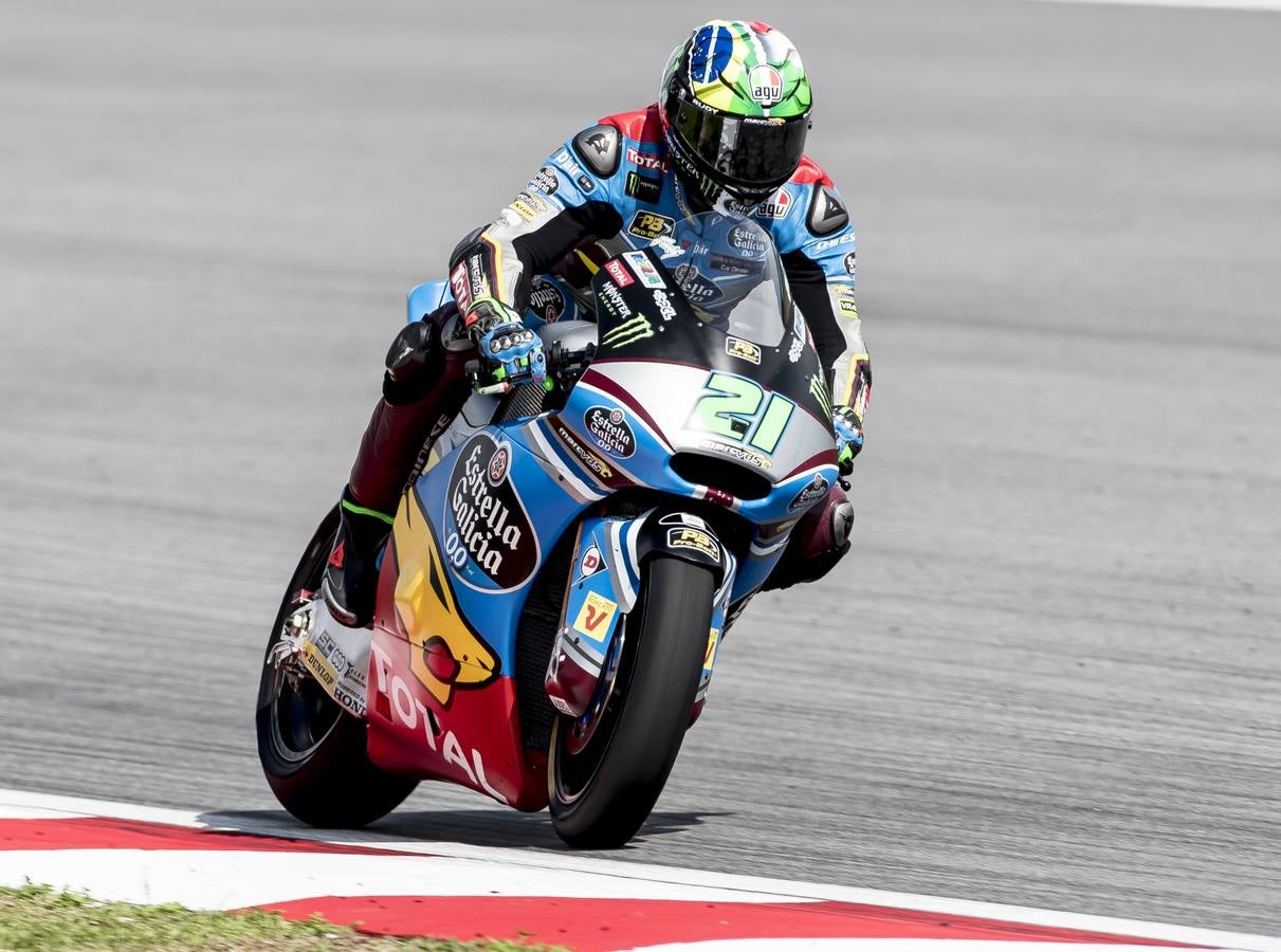 El italiano Franco Morbidelli (Kalex) fue el más rápido en Moto2 a pesar de sufrir una caída.