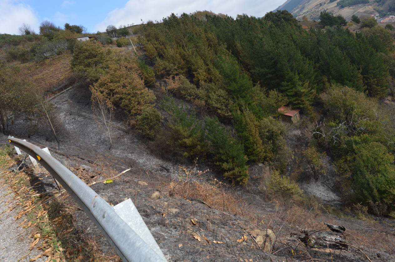 Controlado el incendio declarado esta madrugada cerca de Arayón y Amago